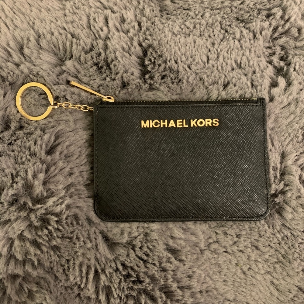Michael Kors Zip Keychain Cardholder Wallet